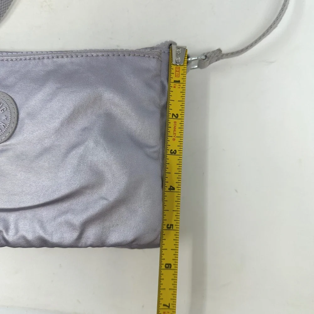 Kipling Mikaela Crossbody Icy Metallic Lilac‎